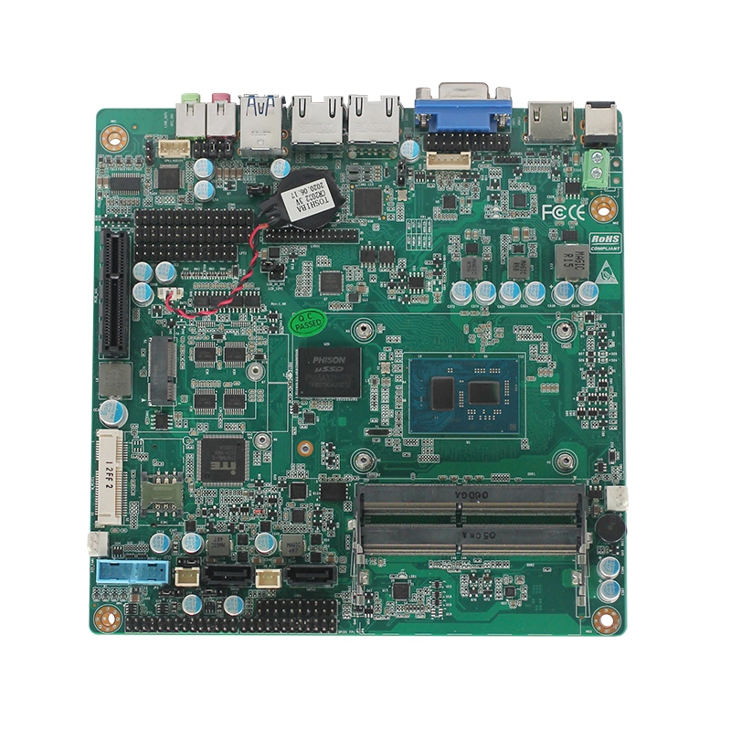 Motherboard, Mainboard, Adopt Intel Elkhart Lake Series Processor, 6COM, 2*DDR4, 2*LAN 2*USB3.1, Ltop642b