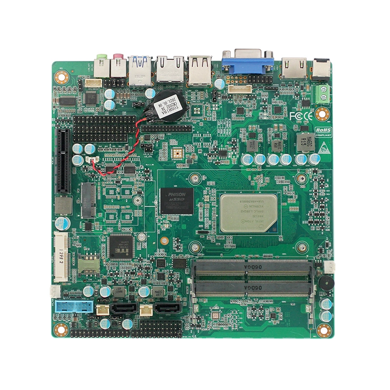 Motherboard, Mainboard, Adopt Intel Elkhart Lake Series Processor, 6COM, 2*DDR4, 2*LAN 2*USB3.1, Ltop642b